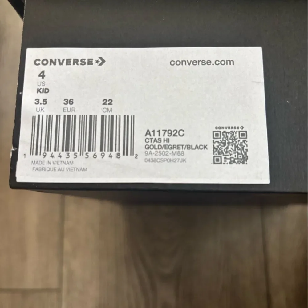 Converse Metallic High-Top Sneakers